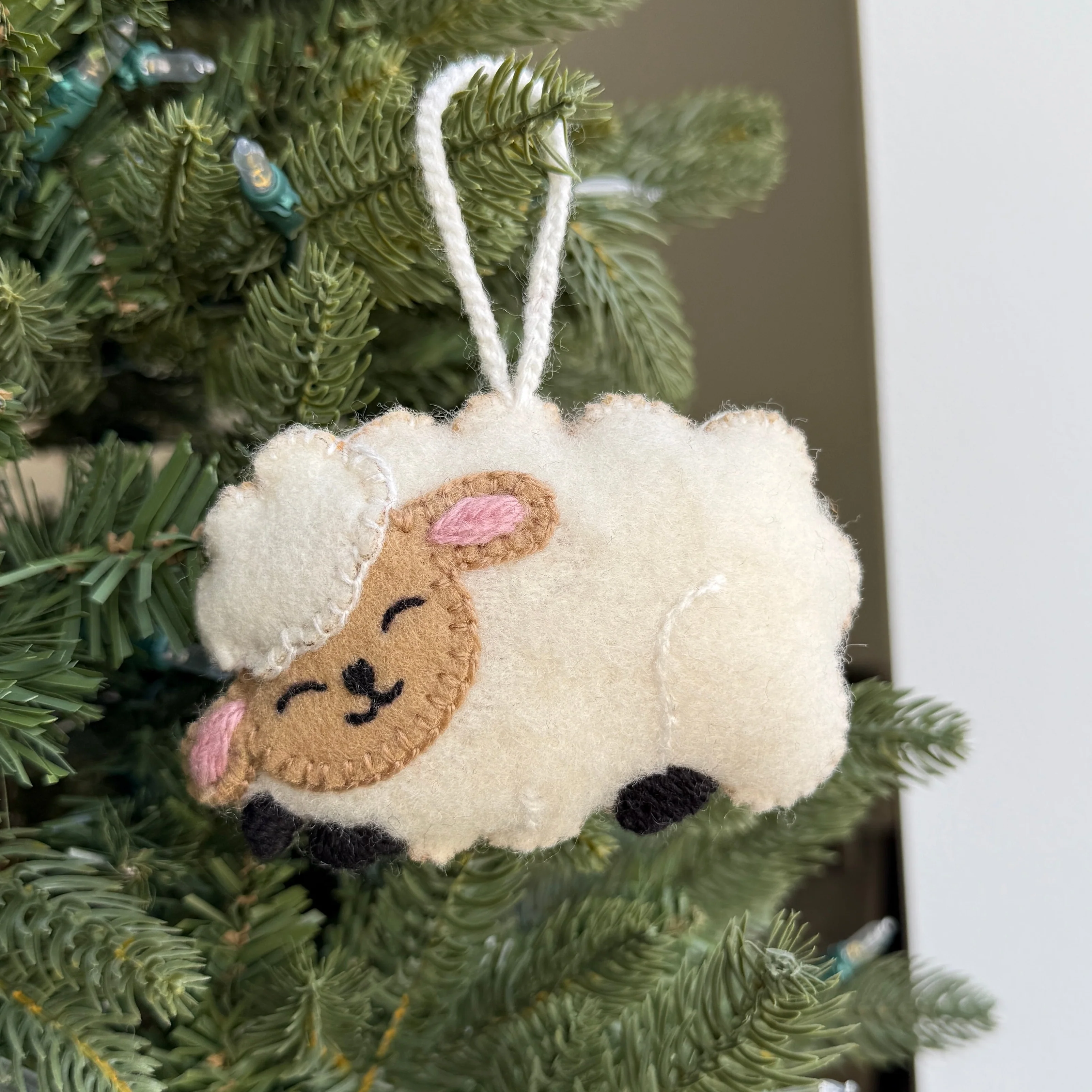 Embroidered Wool Ornaments